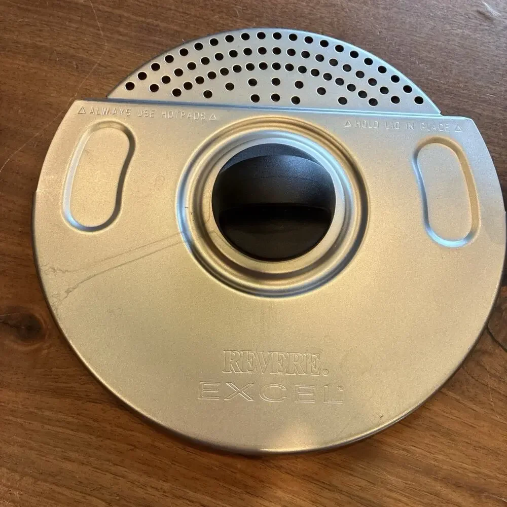 Revere Ware Excel Strainer Lid 9 1/4